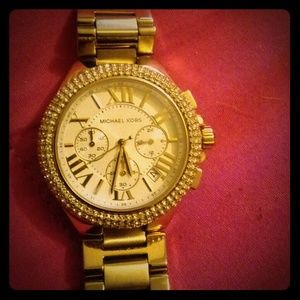 Gold Michael Kors watch